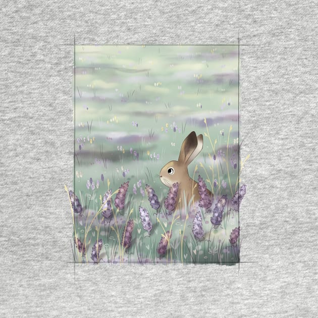 Hare in Heather by Melissa Jan